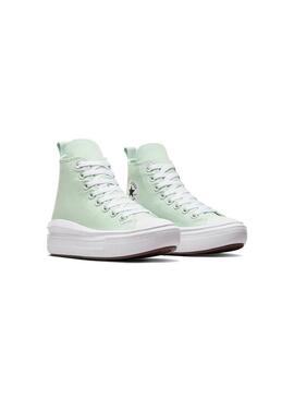 Zapatilla Niño/a  Converse Move Hi Plataform verde