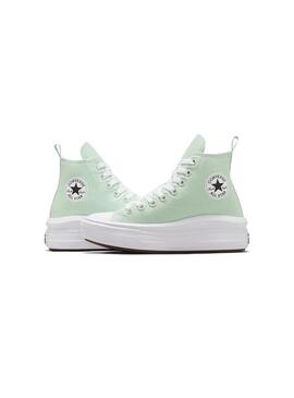 Zapatilla Niño/a  Converse Move Hi Plataform verde