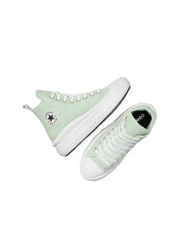 Zapatilla Niño/a  Converse Move Hi Plataform verde