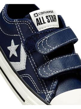 Zapatilla Baby Converse Star Player 76 Azul