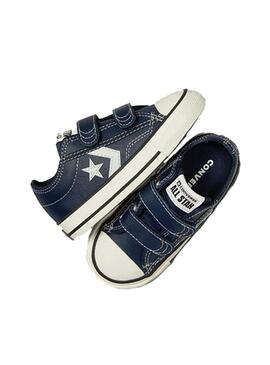 Zapatilla Baby Converse Star Player 76 Azul