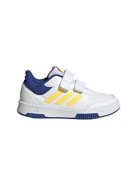 Zapatilla Niño/a adidas Tensaur Blanco Amarilla