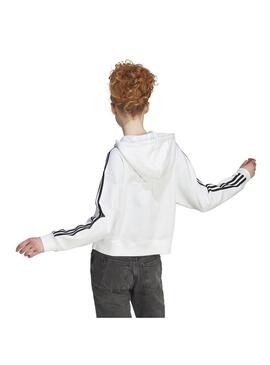 Sudadera Mujer Adidas Bomber Esentials Blanca