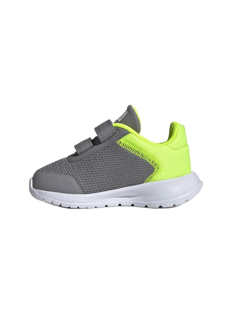 Zapatilla Baby adidas Tensaur Run 2.0 Gris verde