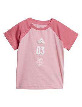 Conjunto Niña adidas Sum Set Rosa