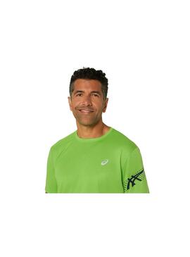 Camiseta Hombre Asics Icon SS Verde