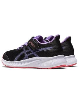 Zapatilla Niña Asics Patriot 13 PS Negro/Rosa