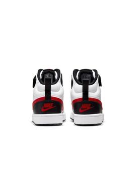 Zapatilla Unisex Nike Court Borough Blanca Roja Ne