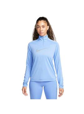 Sudadera Mujer Nike Swoosh Azul