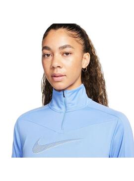Sudadera Mujer Nike Swoosh Azul
