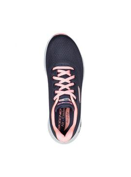 Zapatilla Mujer Skechers Arch Fit Marino