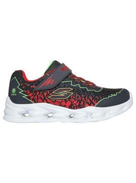 Zapatilla Niñ@ Skechers Vortex 2.0 Roja Gris