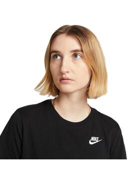 Camiseta Mujer Nike Club Negra