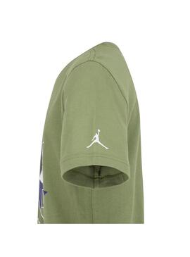 Camiseta Niño Jordan Diamonds Verde