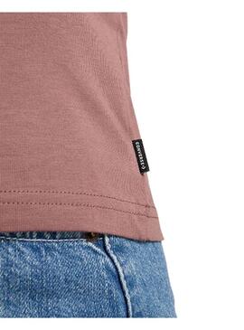Camiseta Mujer Converse Blooming Granate