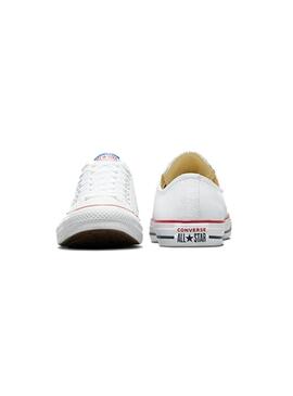 Zapatilla Mujer Converse All Star OX Piel Blanca