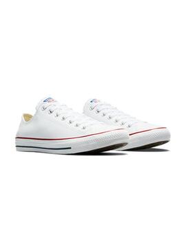 Zapatilla Mujer Converse All Star OX Piel Blanca