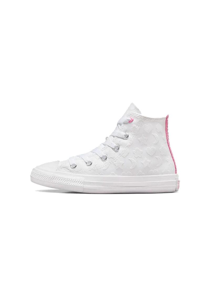 Zapatilla Niña/a Converse Ctas Hi Blanco Rosa Purp