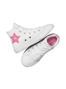 Zapatilla Niña/a Converse Ctas Hi Blanco Rosa Purp