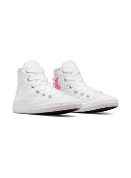 Zapatilla Niña/a Converse Ctas Hi Blanco Rosa Purp