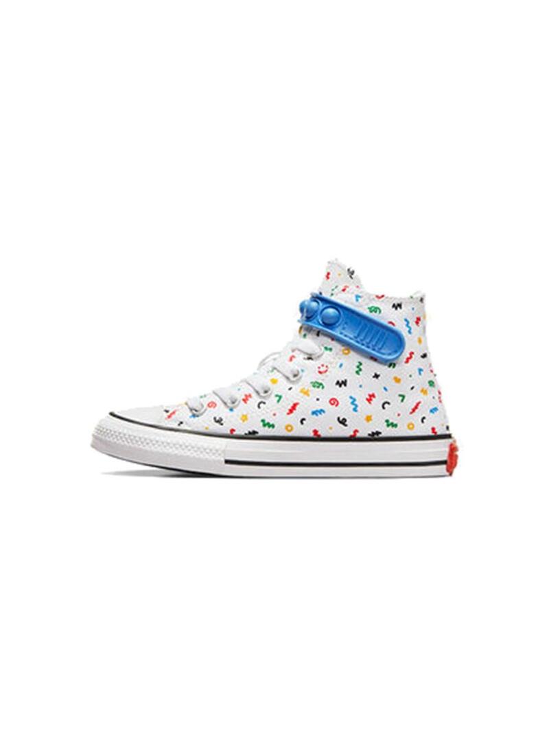 Zapatilla Niñ@ Converse Ctas Bubbles Blanca Mult