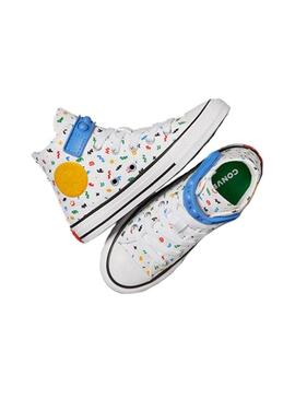 Zapatilla Niñ@ Converse Ctas Bubbles Blanca Mult