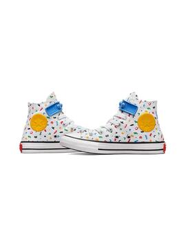 Zapatilla Niñ@ Converse Ctas Bubbles Blanca Mult