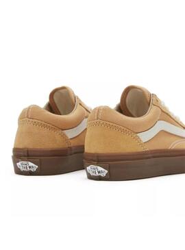 Zapatilla Niño Vans Old Skool Mostaza Caramelo