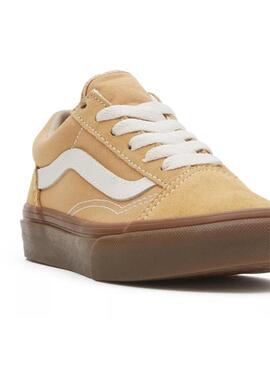 Zapatilla Niño Vans Old Skool Mostaza Caramelo