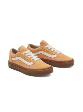 Zapatilla Niño Vans Old Skool Mostaza Caramelo