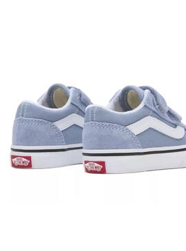 Zapatilla Baby Vans Old Skool V Azul