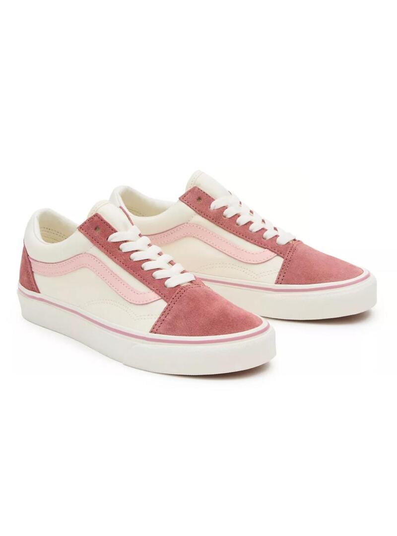 Vans blancas y rosas clearance