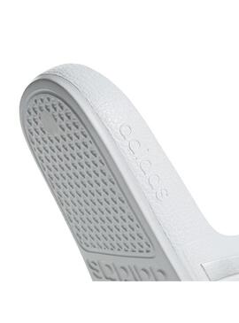 Chancla Unisex addias adilette Blanca Plata