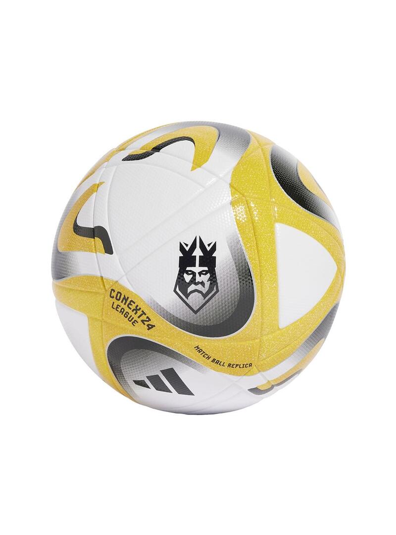 Balon Unisex adidas Kingd League Blanco Amarillo