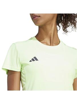 Camiseta Mujer adidas Adicero Verde Fluor