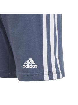 Conjunto Niño adidas 3Stripes Blanco/Marino