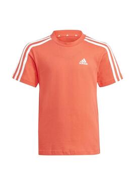 Conjunto Niño adidas 3Stripes Essentials Rojo Negro