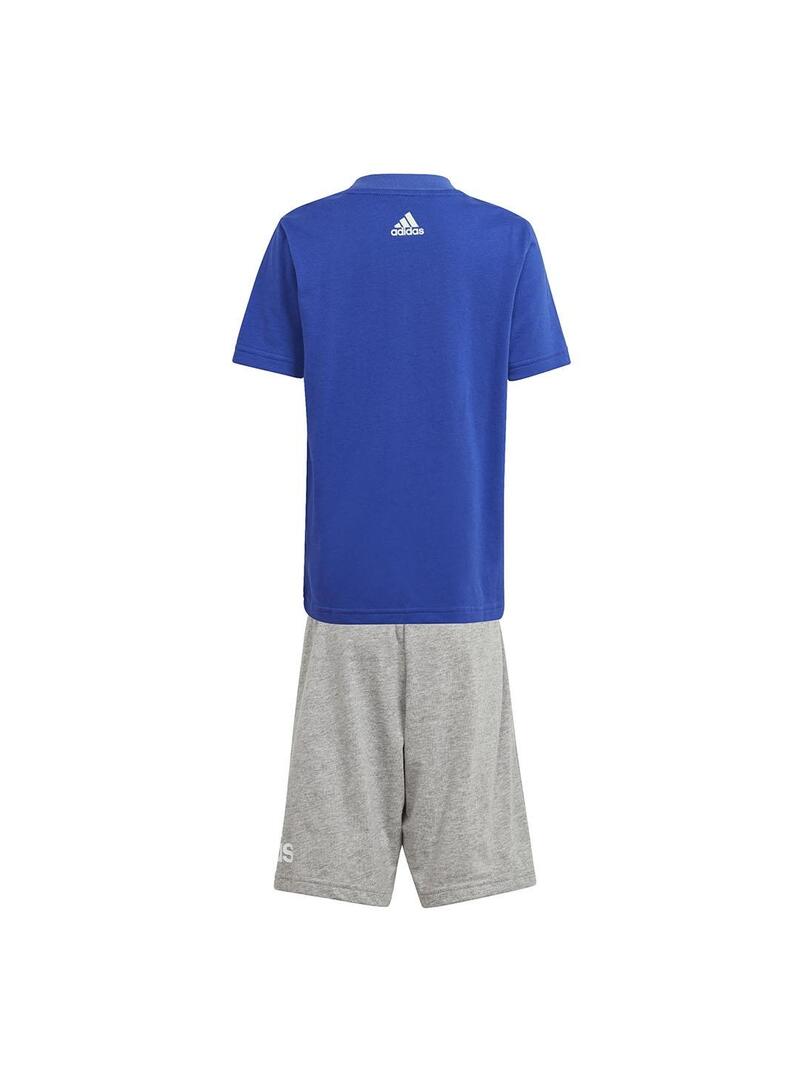 Conjunto Niño adidas CO Royal/Gris