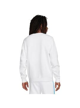 Sudadera Hombre Nike Nsw Blanca Azul