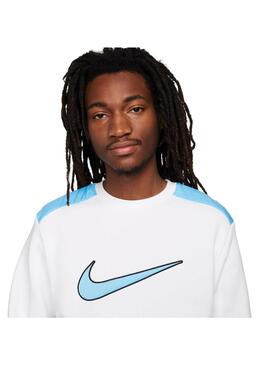 Sudadera Hombre Nike Nsw Blanca Azul
