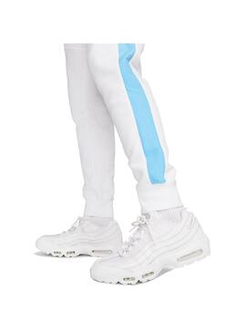 Pantalon Hombre Nike Nsw Sp Blanco Azul