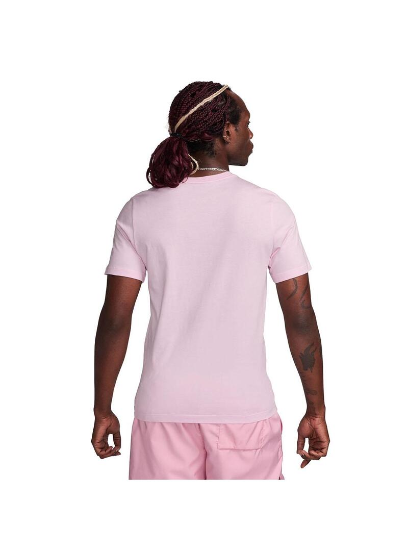 Camiseta Hombre Nike Nsw Tee Rosa