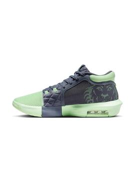 Zapatilla Hombre Nike LeBron Witness 8 Verde Gris
