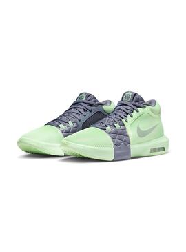 Zapatilla Hombre Nike LeBron Witness 8 Verde Gris