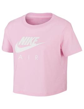 radio abrigo A fondo Camiseta Nike Air Niña Rosa