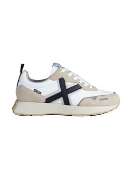 Zapatilla Hombre Munich Xemine 58 Beige Blanco
