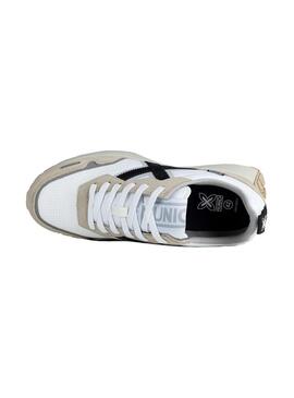 Zapatilla Hombre Munich Xemine 58 Beige Blanco