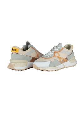 Zapatilla Mujer Munich Pulsar 04 Gris Mandarina