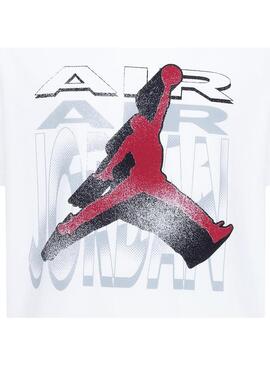 Camiseta Niño Jordan Air 2 Blanca