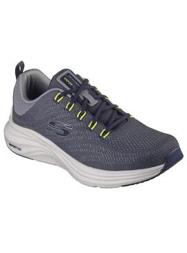 Zapatilla Hombre Skechers Vapor Foam Azul Gris